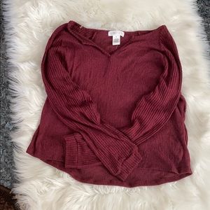 Red longsleeve shirt